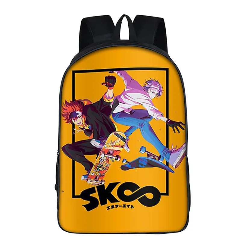 Cartoon Youthful SK8 the infinity Student School Bags Notebook Backpacks 3D Printed Oxford Waterproof Boys/Girls Travel Bags