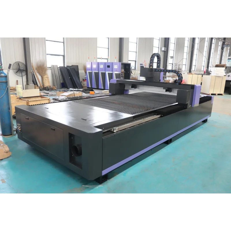 2000w 3000w 6000w Fiber Laser Cutting Machine for Sheet Metal cnc Vacuum sucker optional