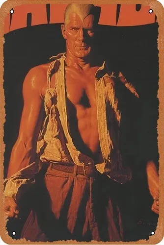 Doc Savage metal tin logo metal logo fun bar art wall decoration Parlor poster