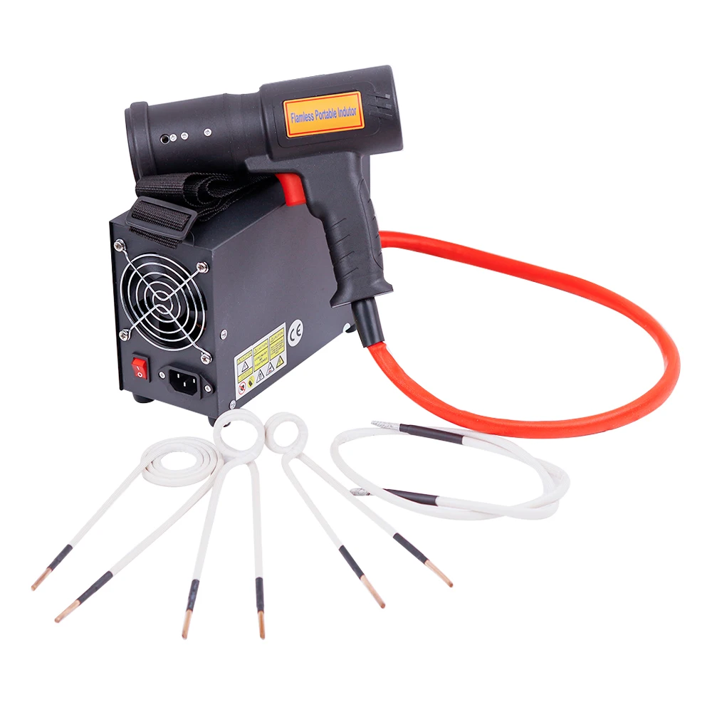 1500W Magnetic Induction Heater Circuit for Car Repair Bolt Remover Tools Set Welding Equipment AC 110V/220V with 4 Pieces Coil