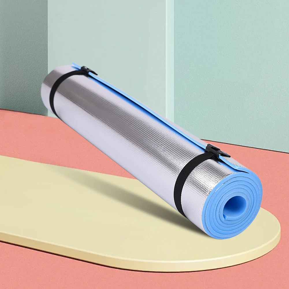 Waterproof Yoga Mat Aluminum Membrane Exercise Mat Thickened Camping Picnic Mat Portable Multifunction for Camping Picnic