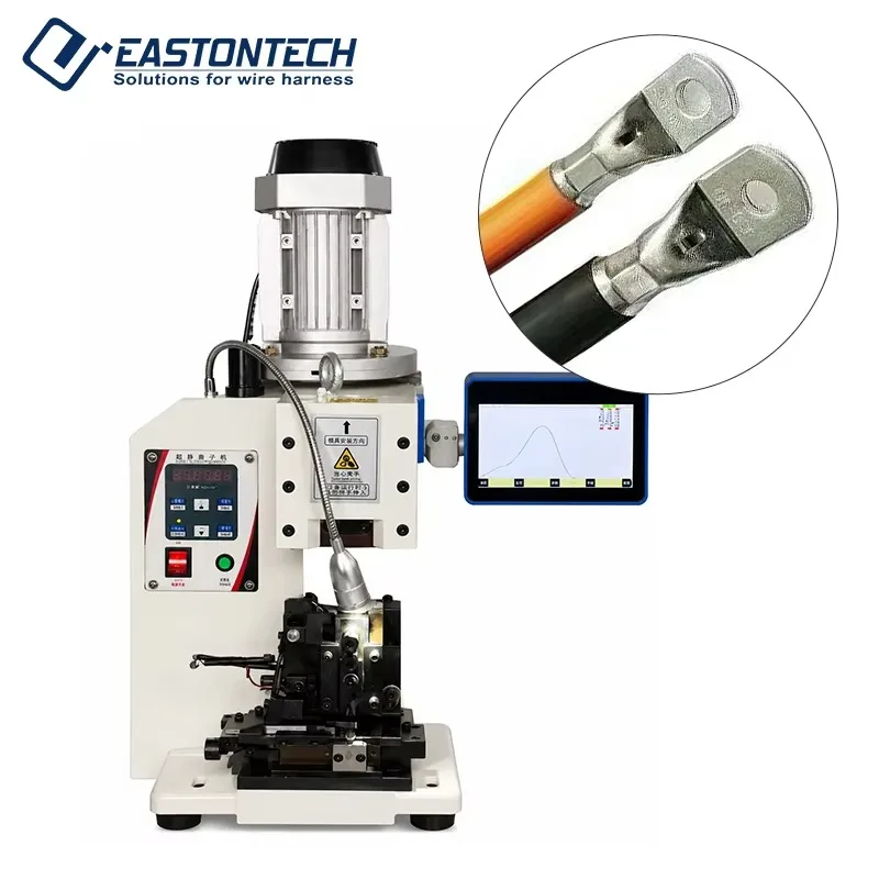 EW-5040+ High Precision 2T-4T Cable Terminal Crimping Machine With CFM Cable Manufacturing Equipment
