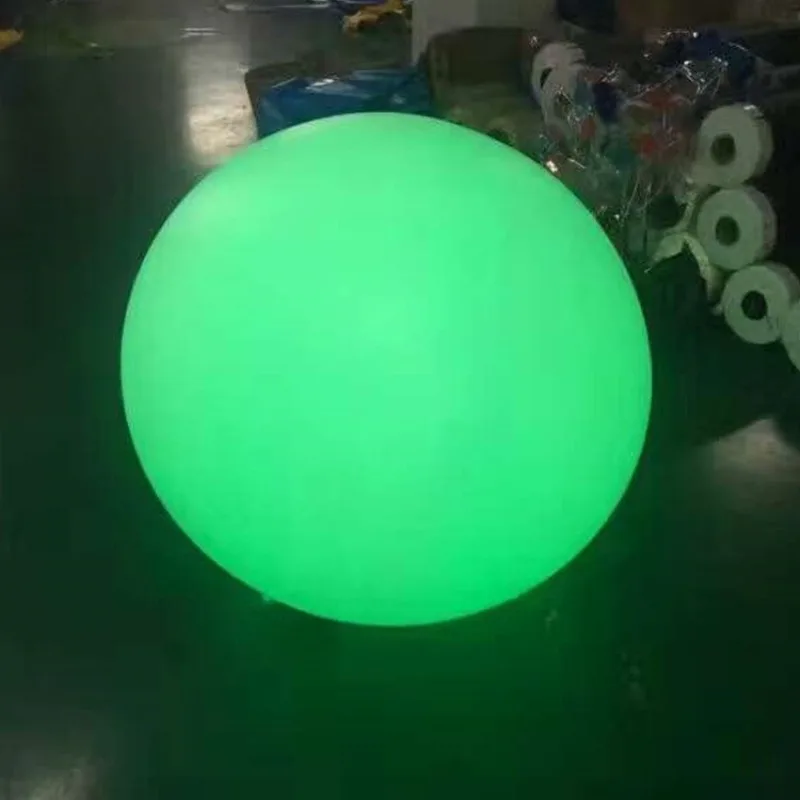 Custom Size Color Light Emitting Diode Light 1m Big Giant Balloon Ball PVC Party out-of-home advertising