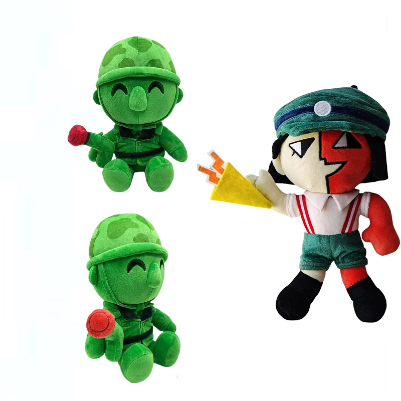 

Hot Mini Royale Plush Toy Green Warrior Stuffed Soft Doll Birthday Gift Cute Cartoon Plushies Toys Kids Birthday Gift