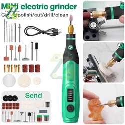 Mini Multifunctional Electric Polisher 100-240V Polishing Cutting Polishing Punching Engraving Tool 18000r/min