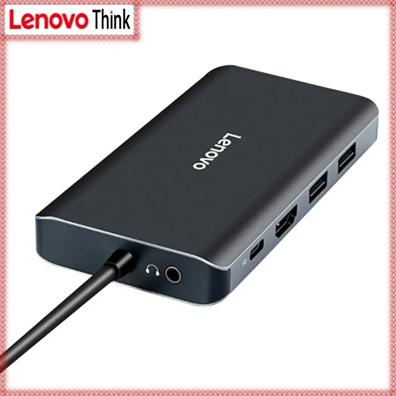 Lenovo Type-C expansion dock HDMI/VGA adapter RJ45 network port Apple Thunder 3 card reader LX0801 X270 This business