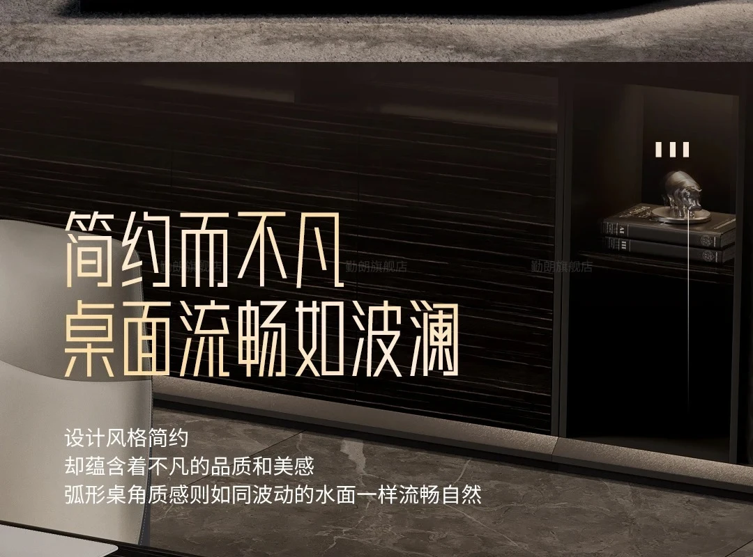Office boss table office desk and chair combination simple modern light luxury