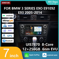 CHSTEK 12+256G UIS7870 Carplay 4G GPS Car Radio Multimedia GPS For BMW 3 Series E90 E91 E92 E93 2005-2014 Android 13 bluetooth