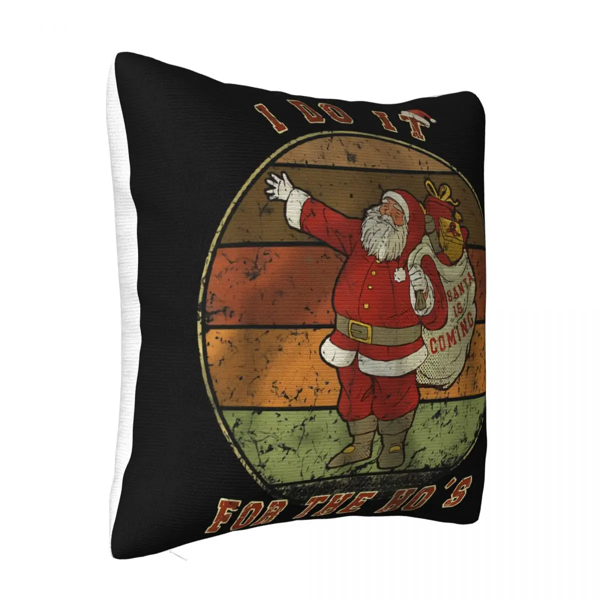 I Do It For The Ho S Funny Santa Christmas Xmas Santa Cheap Sale Animal Promotion Cotton Homme Straight Child Pillow Case