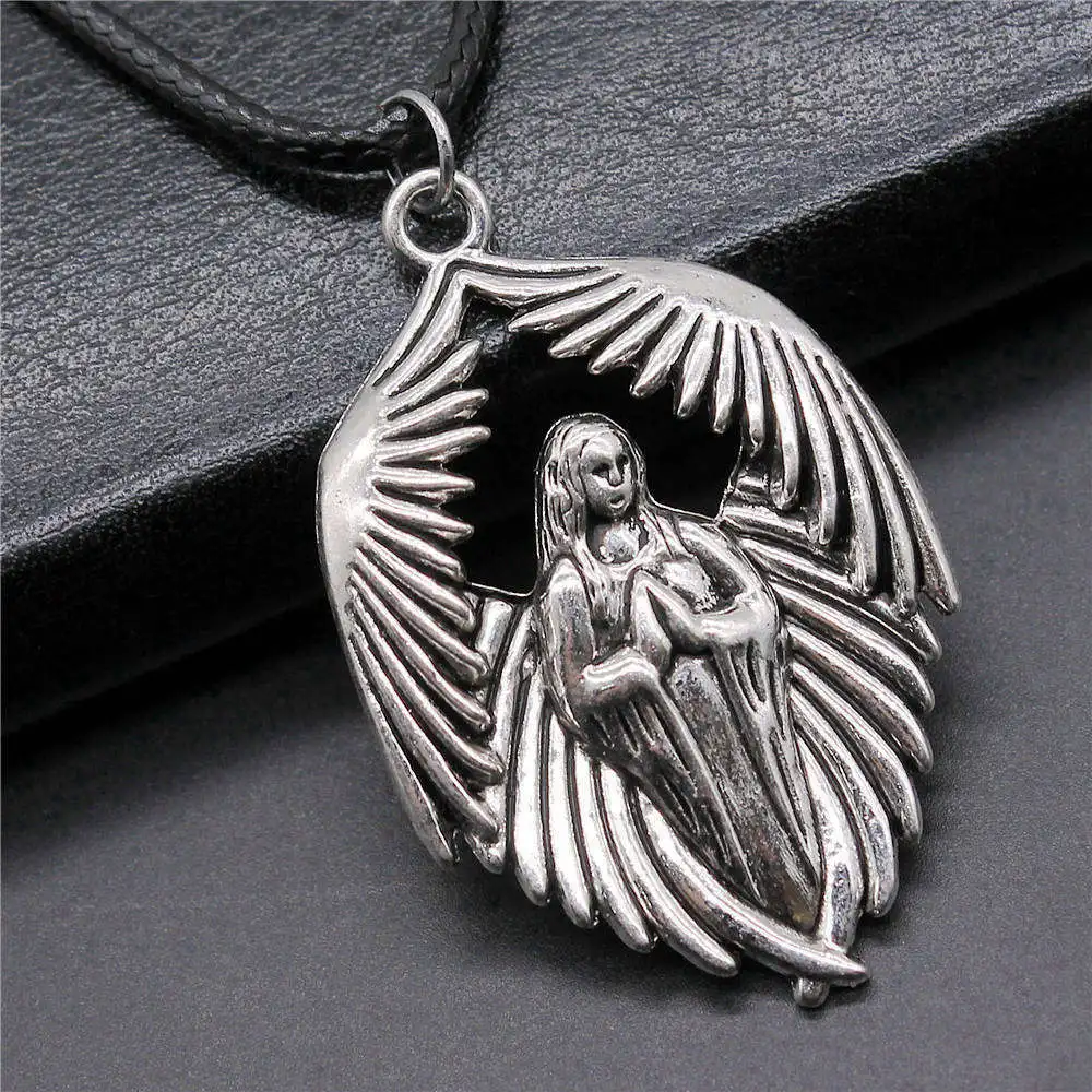 1pcs Angel Choker Necklace Accesories Charms For Jewelry Making Supplies Chain Length 45+4cm