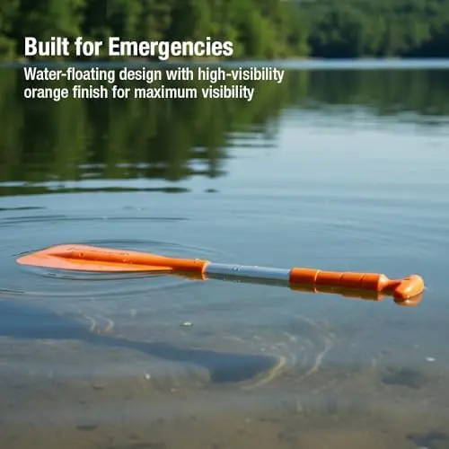 

Attwood Emergency Telescoping Paddle – Durable Orange Boating Paddle for Safety & Portability