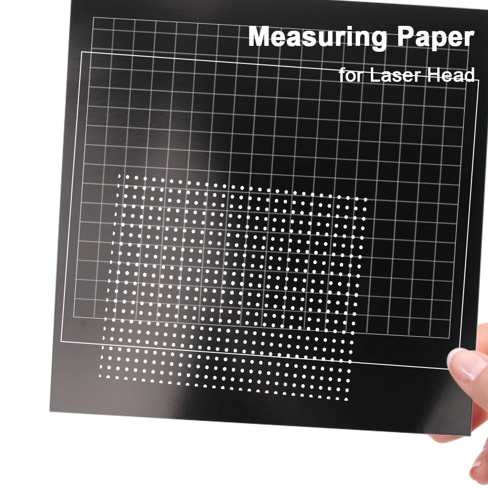 Laser Light Point Measuring Paper Laser Film Test Cleanliness Protective Windows Focus Collimator Lens for Laser Cutting Welding