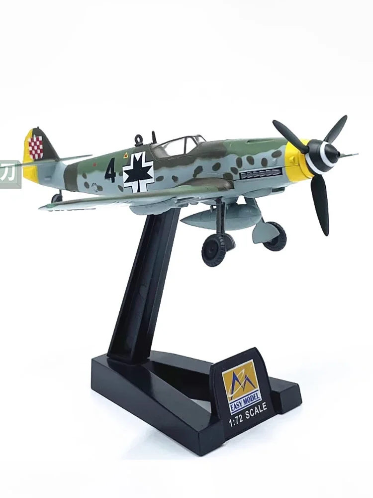 1:72 Scale German 109G-10 fighter Plastic Simulation Aircraft Finished Model Toy Static Decoration Souvenir Gifts For Adult Boy