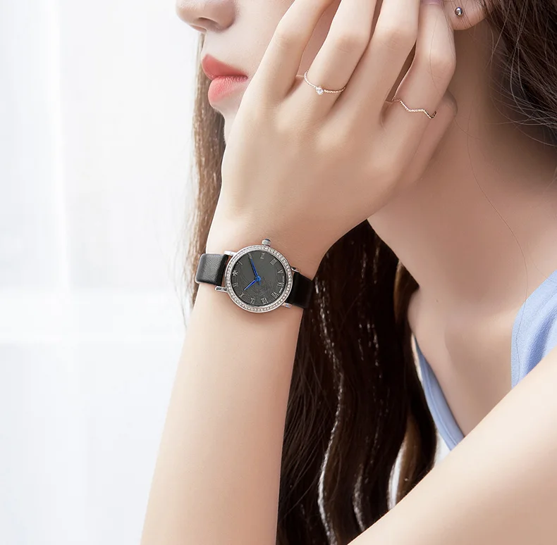 Final Sale Discount Julius Women\'s Watch Japan Quartz Real Leather Girl\'s Hours Fashion Clock No Box
