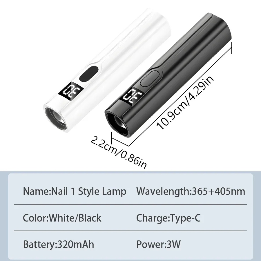 365UV Led مسمار مصباح تجفيف صغير الأشعة فوق البنفسجية علاج الضوء البنفسجي USB قابلة للشحن كاشف النقدية فانوس ضوء اليد مسمار أدوات الرسم