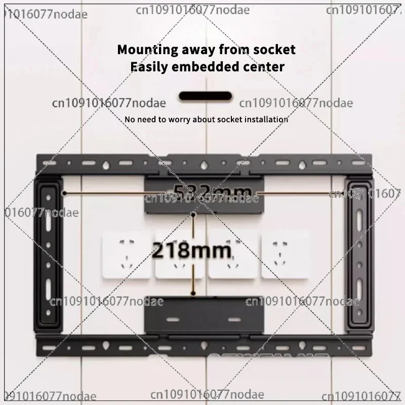 Long Arm TV Wall Mount Bracket Corner Full Motion Tilt Swivel for 70-150 Inch LCD LED 4K Flat TV Large Capacity 200KG