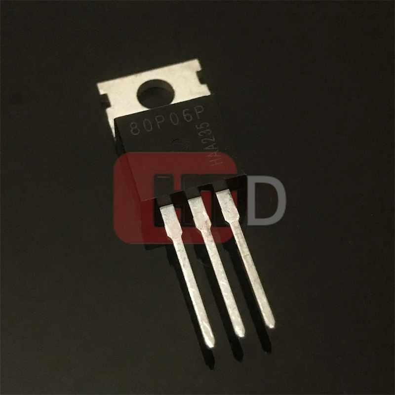 5 Buah/Lot 80P06P SPP80P06P TO-220 -60V -80A Tersedia