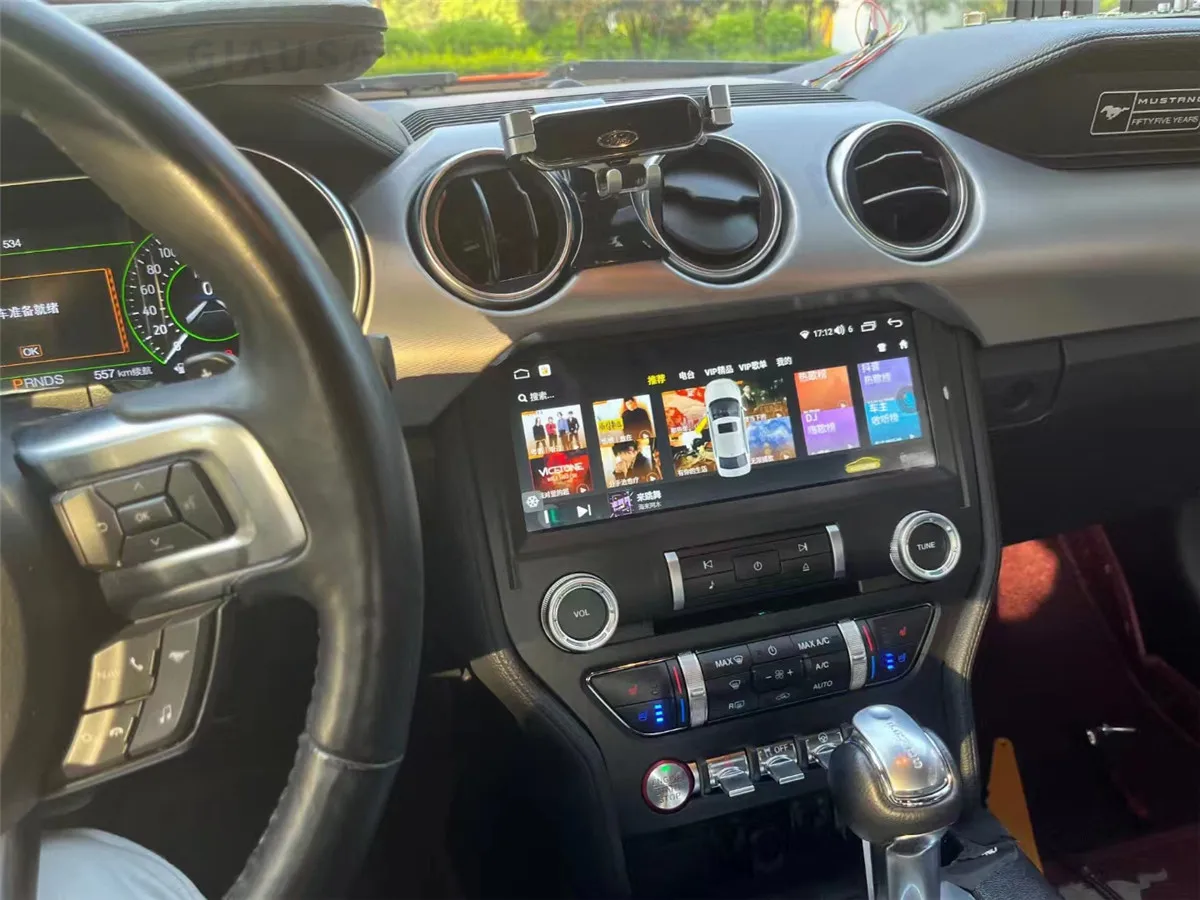 أنا أندرويد 13 لفورد موستانج 2014 2015 2016-2021 Carplay راديو السيارة الوسائط المتعددة مشغل فيديو الملاحة ستيريو نظام تحديد المواقع النمط الأصلي