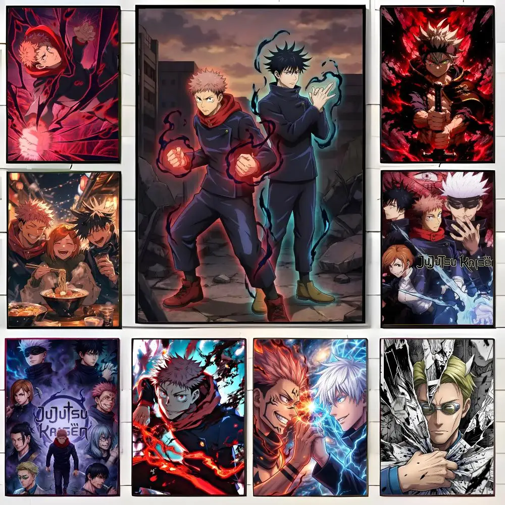 Intense Manga J-Jujutsu Kaisen Poster Wall Art Print Decorative Mural Home Decor Gift Unframed