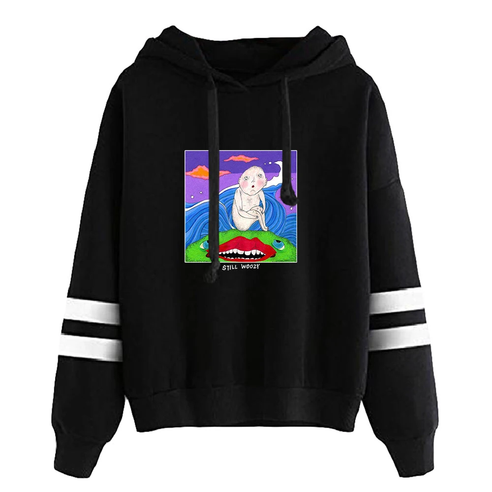 Hoodie masih Woozy uniseks Sweatshirt lengan tanpa saku Pullover Wanita Pria Pullover Amerika Rapper 90s baju Fashion muda