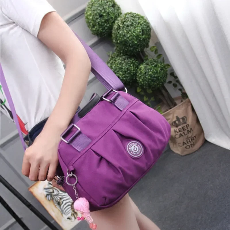 Women Handbags 2024 New Casual Nylon Schouder Bag Cross Body Messenger Shoulder Bags Women Totes Crossbody Ladies Hobos Dames