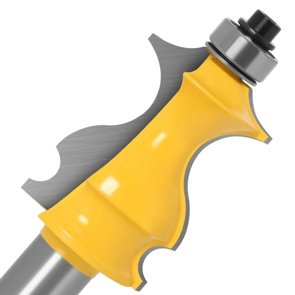 

2pcs 1/2 Shank Fishtail Handrail Router Bit High-Frequency Welded Steel Steel Construction Fish Type Router Bit