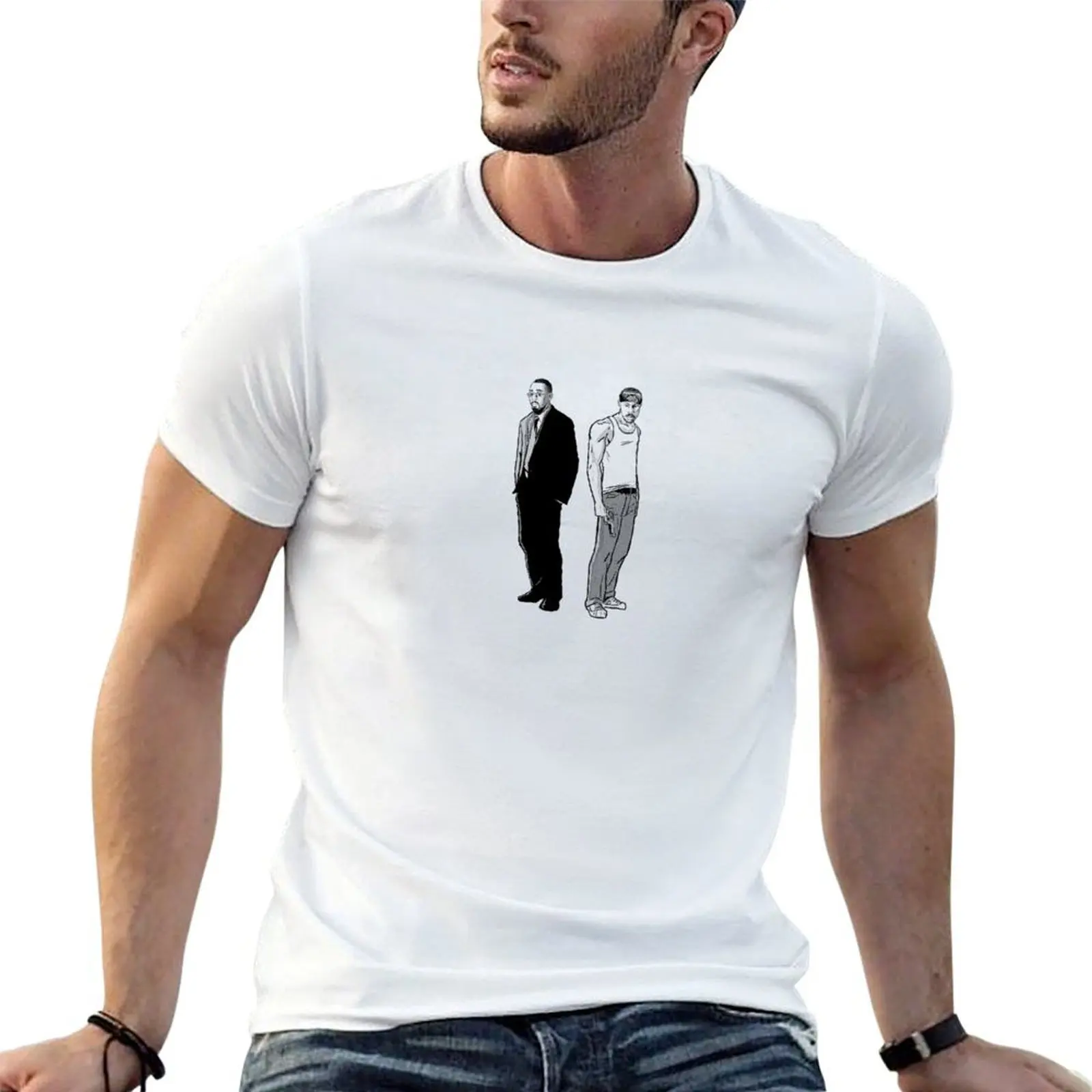 Stringer Bell and Avon Barksdale T-Shirt cute tops shirts graphic tee men t shirts