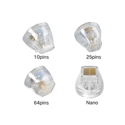 Professional RF Microneedling Gold Plated Cartridges For Meso Fractional Rf Micrneedle Machine Replacement 10/25/64 Insulated