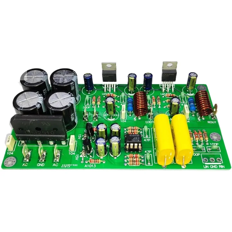LM1875/TDA2030 + NE5532/JRC4580DDFront stage เครื่องขยายเสียงไฮไฟ/ชุด