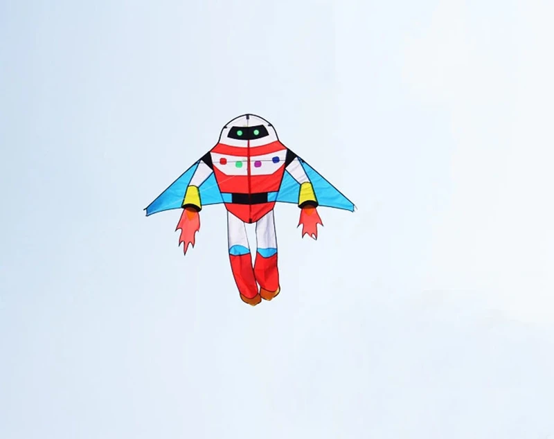 free shipping lovely robot kite outdoor games soft kite drachen fliegen hand sanitizer stunt kite papalote cerf volant enfants