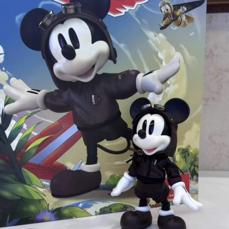 Disney City Escape Plan Camping Action Figure Donald Mickey Donald Duck Model Pvc Standbeeld Beweegbaar Gezamenlijk Decoratief Model Speelgoed