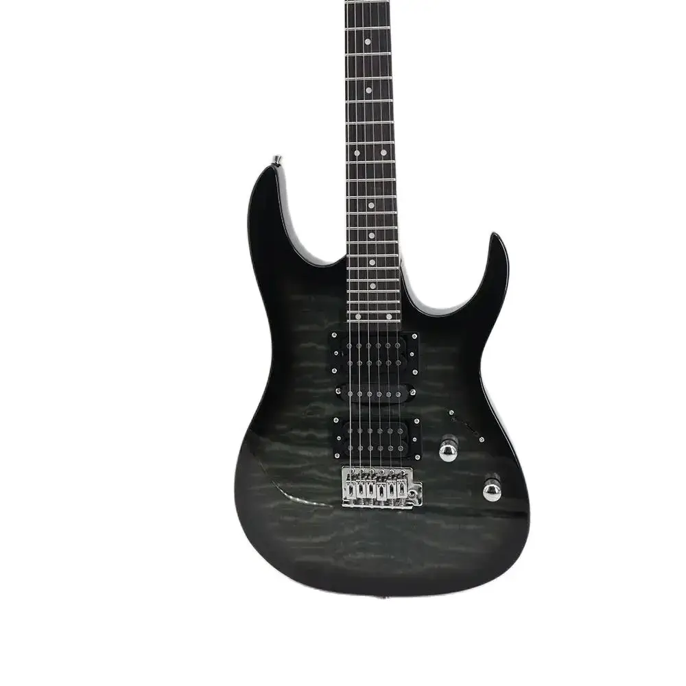 Electric Guitar 6 String Guitar Factory 24 Frets HSH Pickup Mahogany Body Ebony Neck High Quality