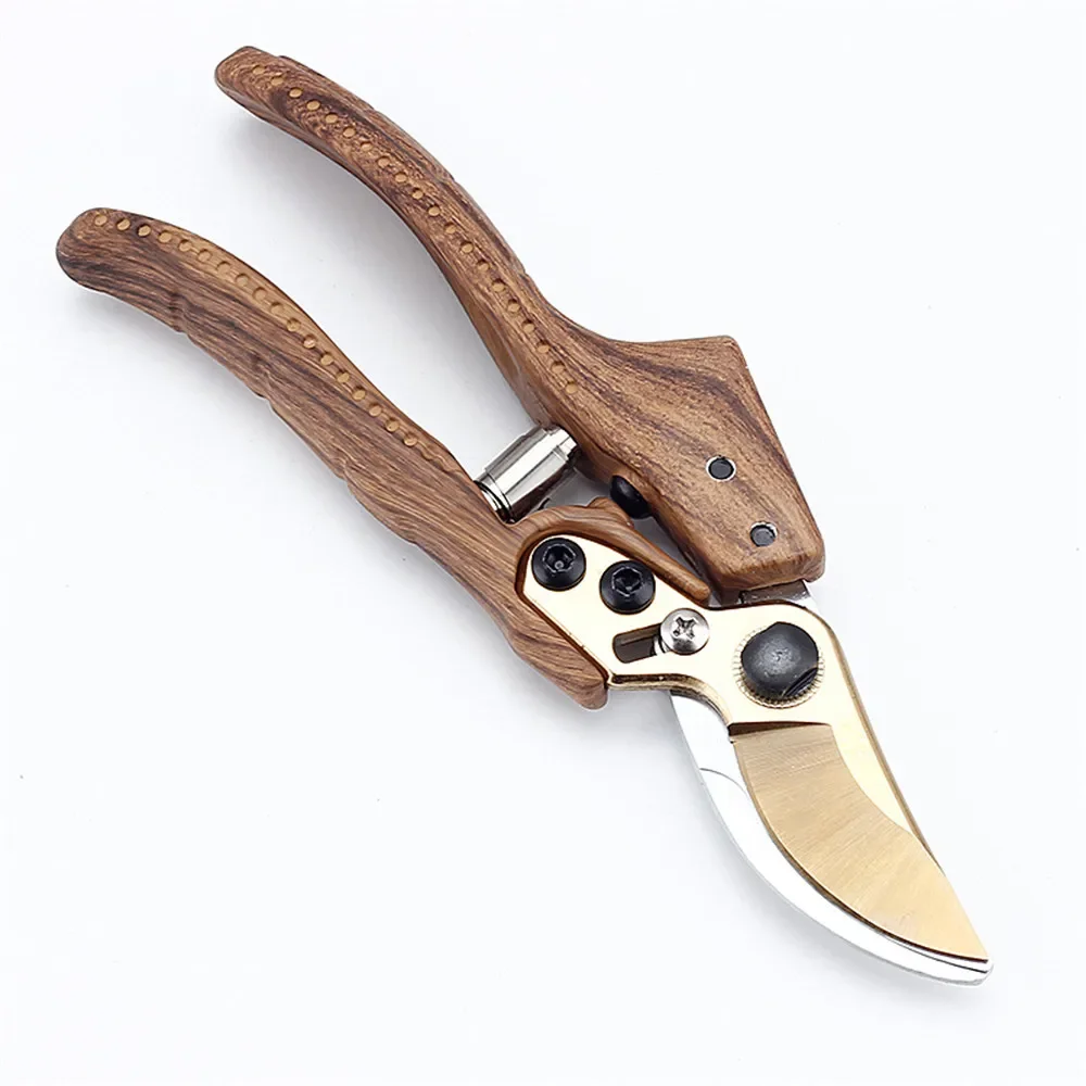 

High Quality Garden Scissors Pruning Shears Labor Saving Shears with Spring Lock Branch Fruit Branch Gardening Tools