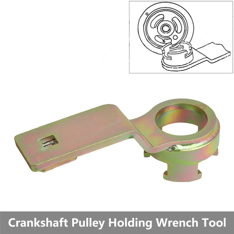 

Инструмент для удержания шкива коленчатого вала, гаечный ключ для Ford Volvo Focus Mondeo 1,8 2,0, детали двигателя