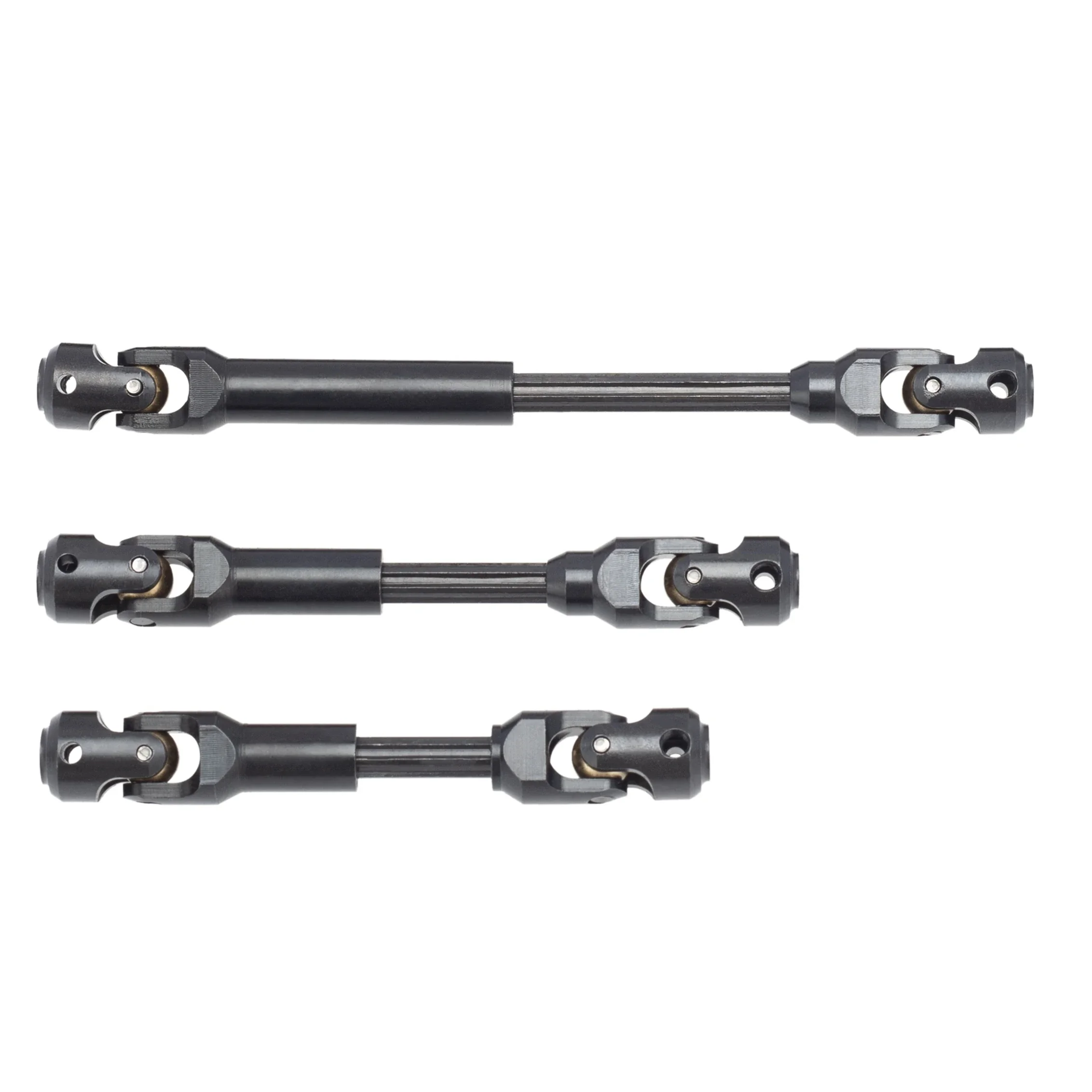 3Pcs Metal Drive Shaft CVD Driveshaft for Traxxas TRX6 TRX-6 G63 6X6 1/10 RC Crawler Car Upgrade Parts