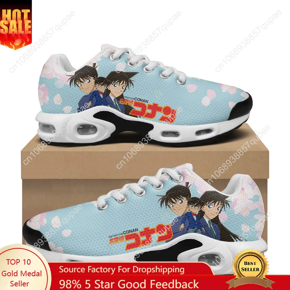 

Detective Conan Air Cushion Sports Sneakers Lovely Anime Shoes Men Women Teenager High Quality Footwear Custom Made Mesh Sneaker