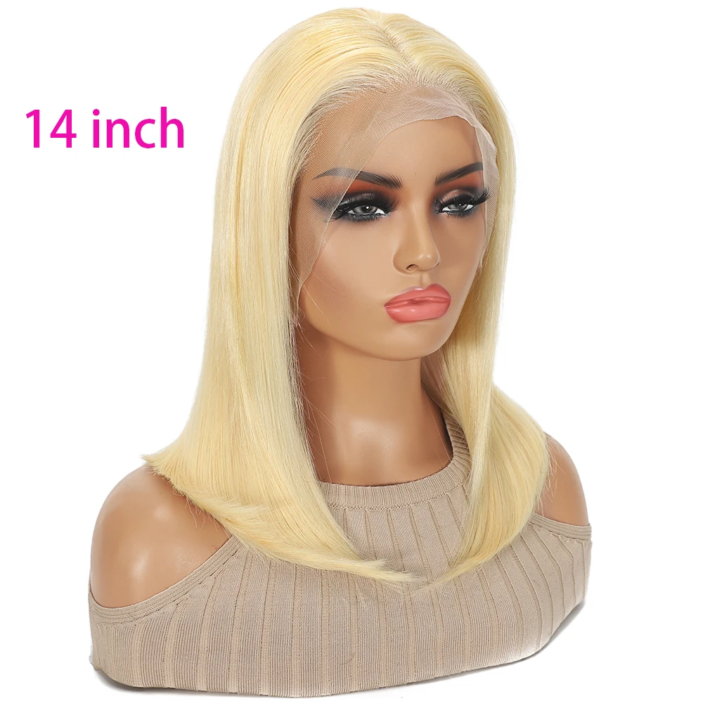 100% Remy Hair 613 Blonde Bob  - Glueless Wear And Go Human Hair Wig ulasan dan harga