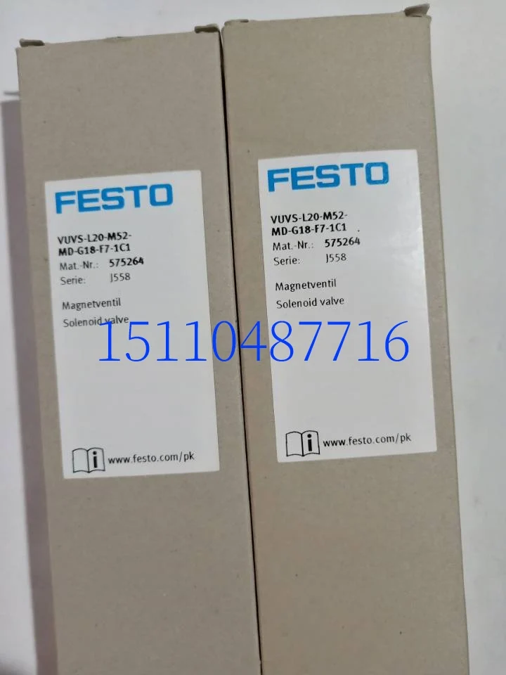 Festo FESTO Pneumatic Solenoid Valve 31001 MFH-5/3G-1/4-S-B In Stock