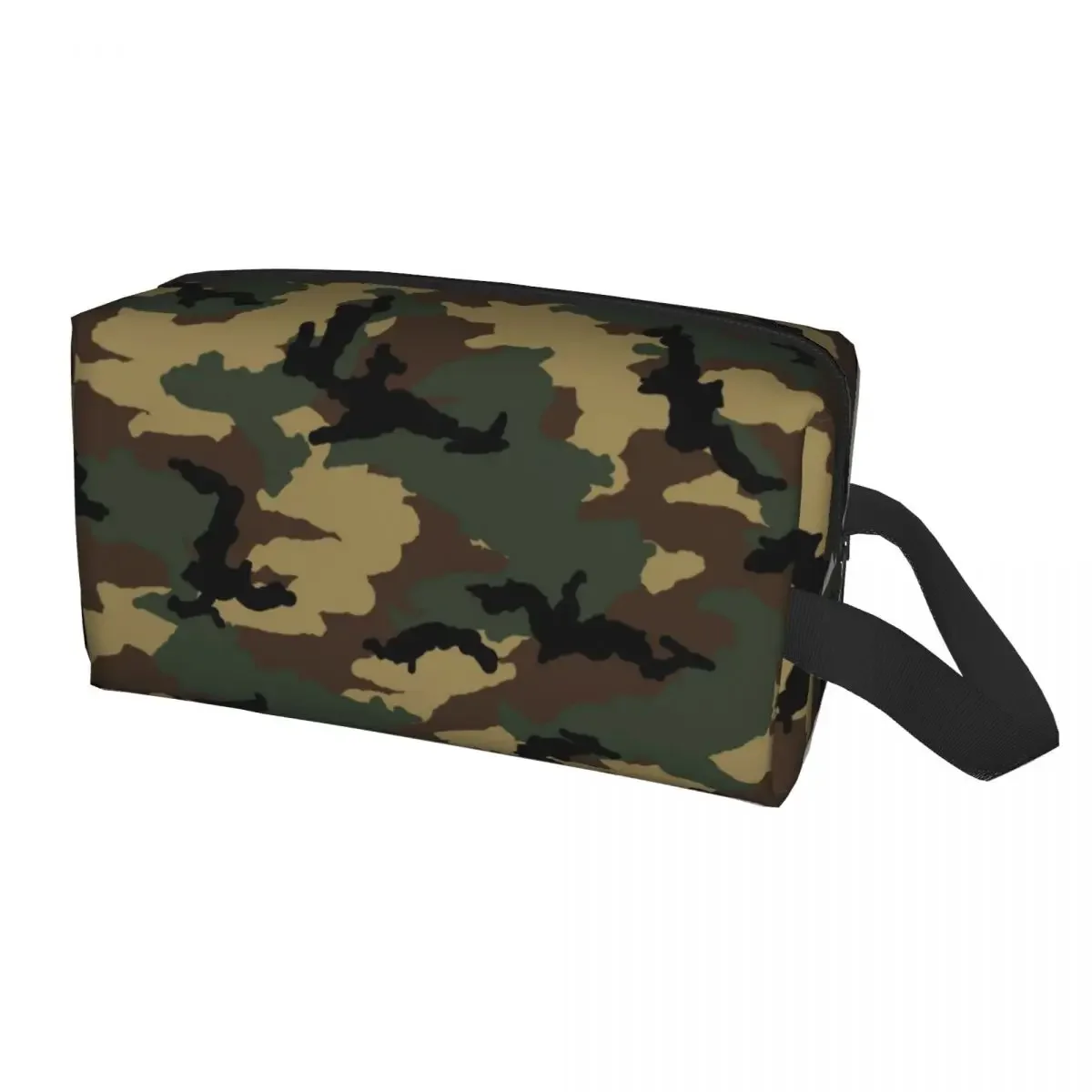 Original Woodland Camo Makeup Bag for Women Travel Cosmetic Organizer Fashion Military Army Camouflage Storage Toiletry Bags