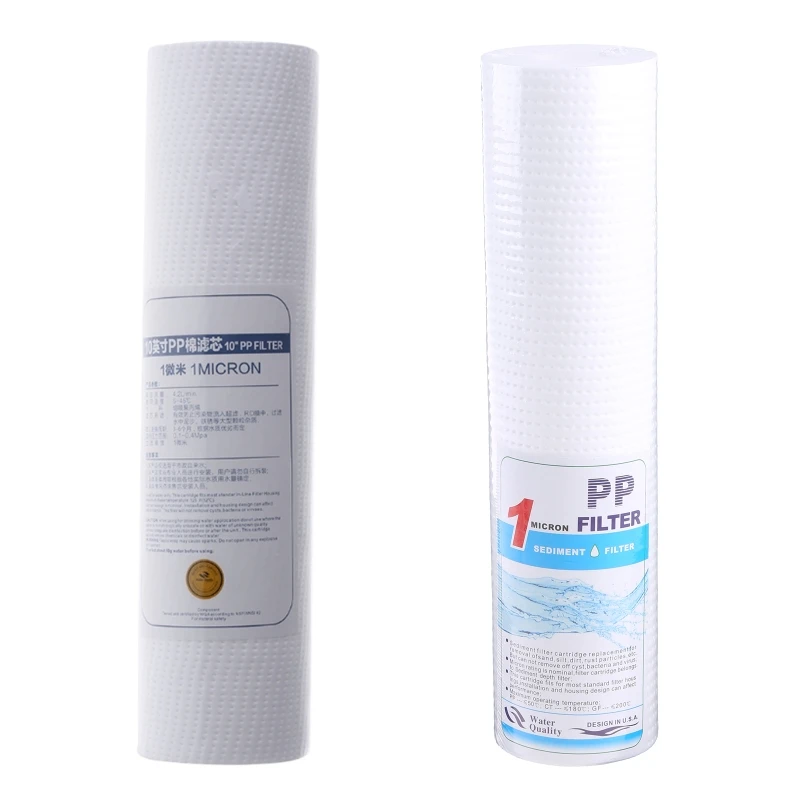 10" เครื่องกรองน้ำ PP ไส้กรอง 1 ไมครอนกรองตะกอนเปลี่ยน
