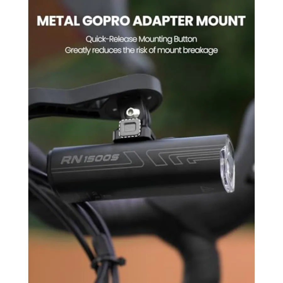 Lumière de vélo RN 1500S lumières de vélo pour la conduite de nuit avec monté sous le contrôle FTR LightSync USB lumière de vélo Rechargeable F