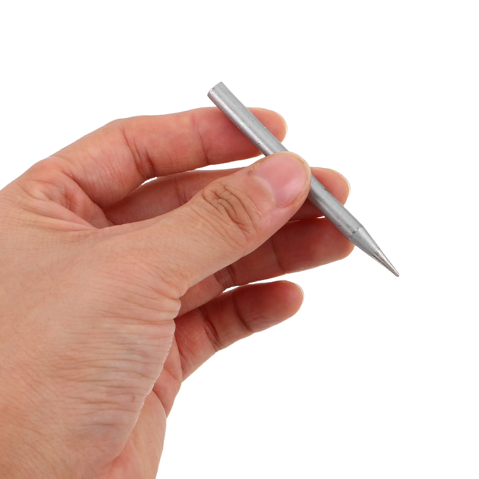 

6Pcs Iron Pointed Soldering Tips Temperature Stable Replacement Heads for Soldering Station Electric Welding Equipment