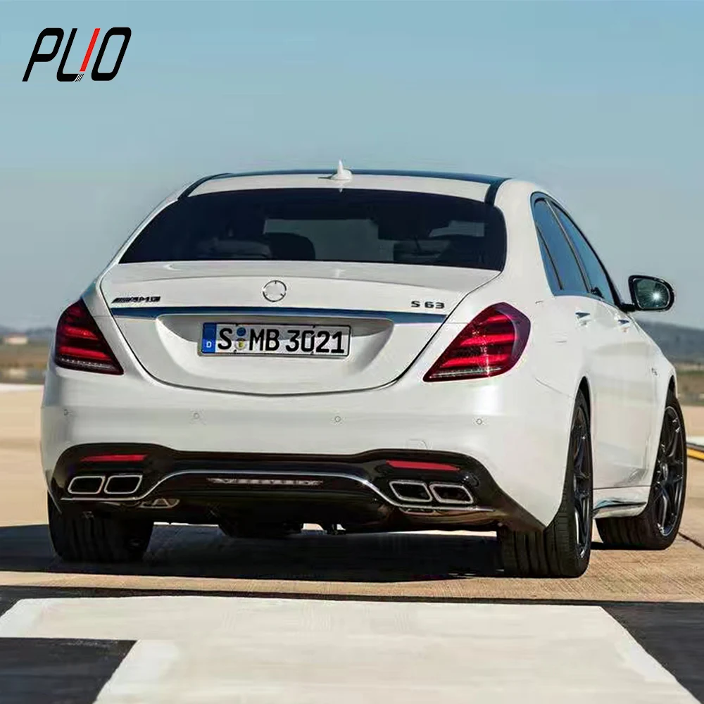 S63 Car Parts Body Kit for BENZ S CLASS W222 2014-2020 Upgrade to S63 AMG Style with Front Rear Bumper Grille,headlights