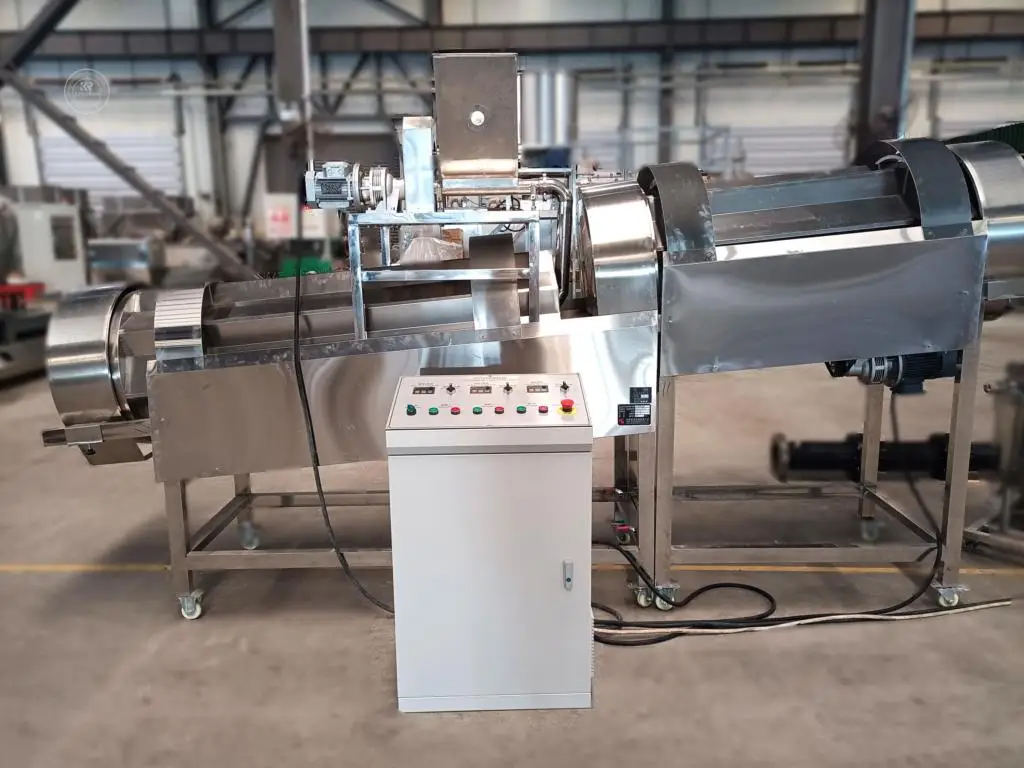 Linea di produzione di Snack soffiati di mais della macchina dell'estrusore a doppia vite del fornitore cinese da vendere