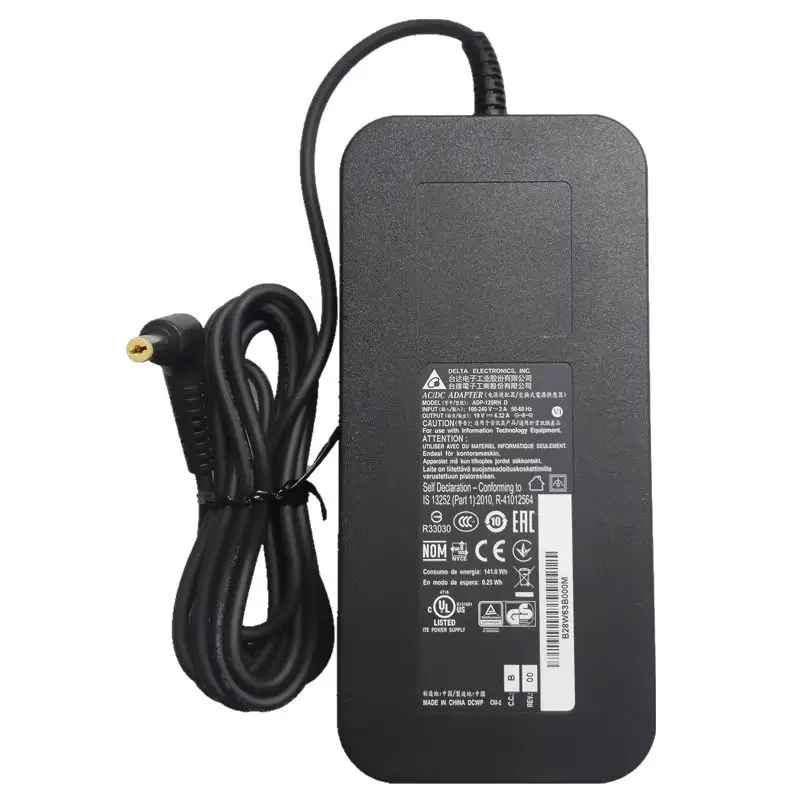 

For Acer Power Supply Delta ADP-120RH D 19V 6.32A 120W Laptop AC Adapter Charger 5.5*1.7mm