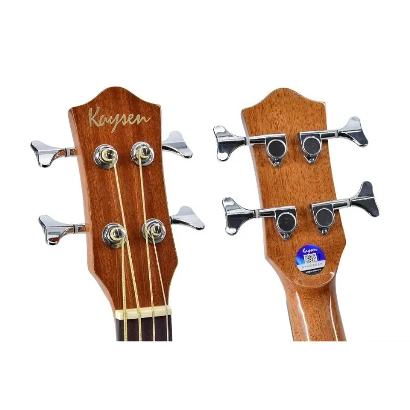 Acoustic Bass Guitar Spruce 4 Steel-Strings 43 Inches A Shape Sapele Highgloss Cutaway Tuner