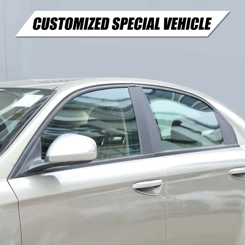Car Door Center A B C Pillar Post Cover For Alfa Romeo 159 2004-2011 Window Column Anti Scratch PC Sticker Mirror Effect Trim