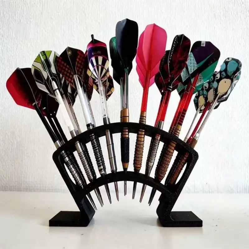 

Large Capacity Darting Organizers Plastic Stand Space Saving Darting Display Rack Room Decoration for Darting Enthusiasts K1YF