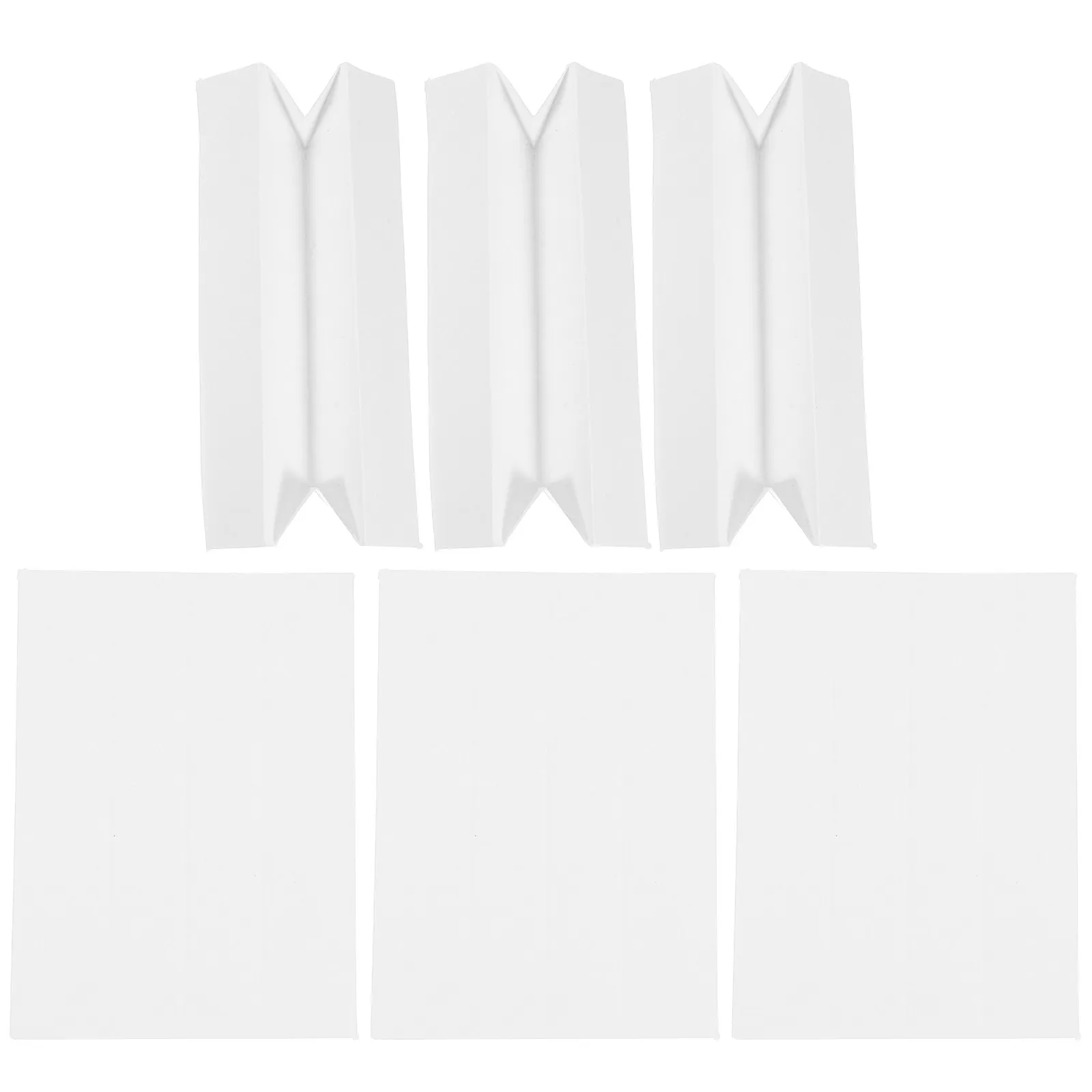 

6Pcs Diamond Color Grading Card Foldable Jewelry Identification Tool with Anti-Reflective Surface for Accurate Gemstone Color