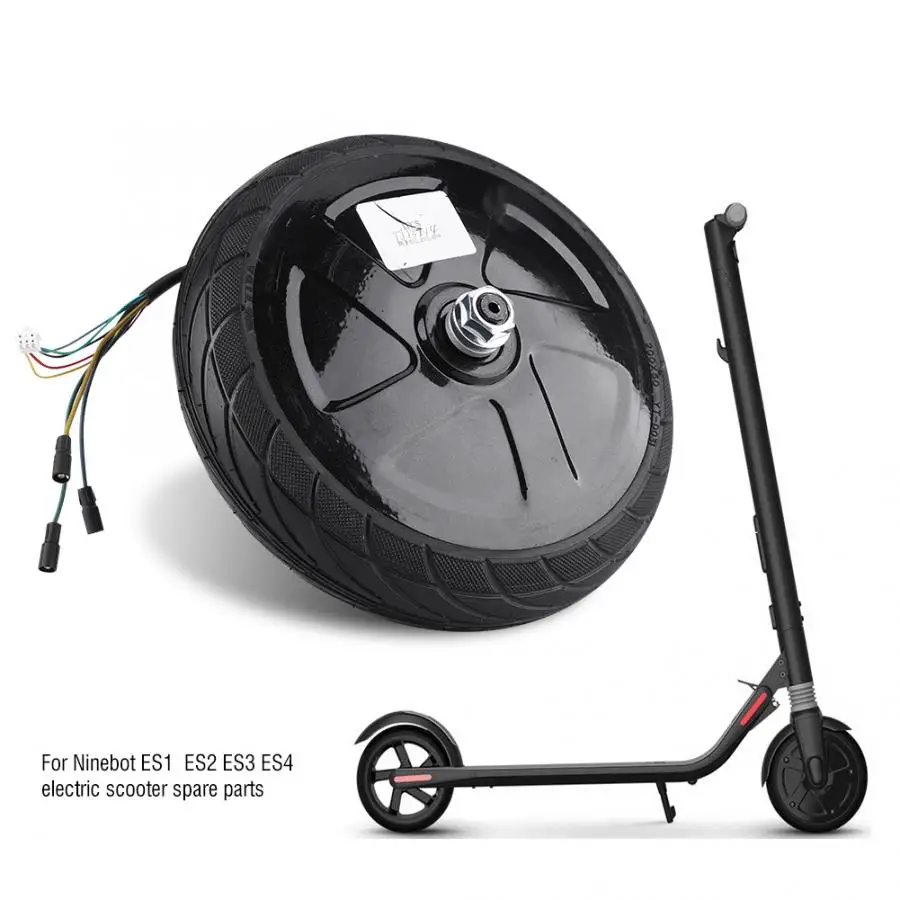 عجلة محرك المحرك 350 واط لـ Segway Ninebot ES1 ES2 ES3 ES4 قطع غيار إصلاح إطارات عجلة القيادة الأمامية